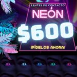 Lente de contacto neón